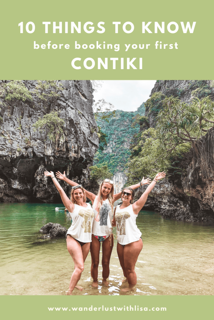 10 Things To Know Before Booking Your First Contiki Trip - Pinterest Pin