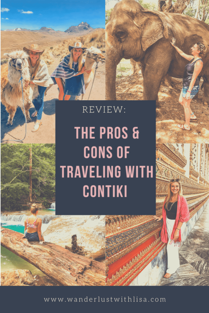 pros and cons of traveling with contiki