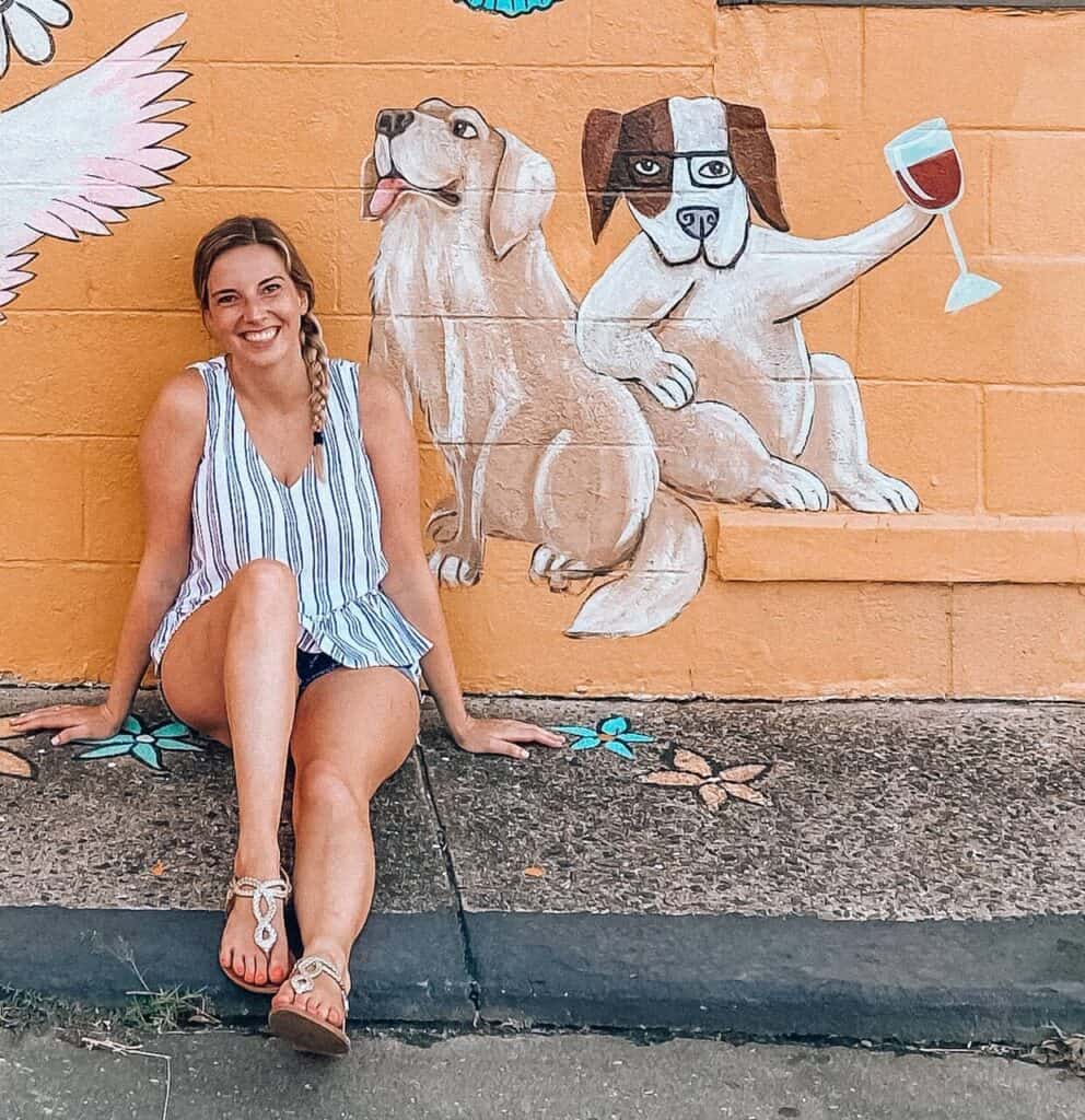 Dog Wall Mural in Charlotte, NC