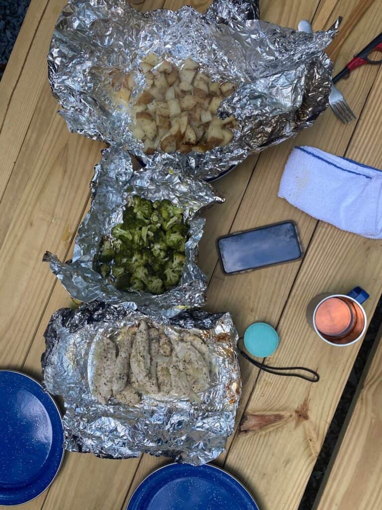 Campfire Dinner