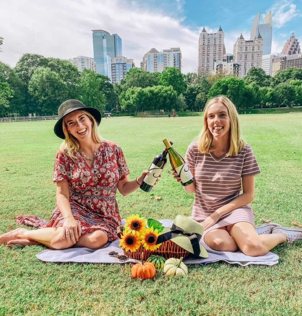 best things to do in georgia in the spring includes a picnic at piedmont park