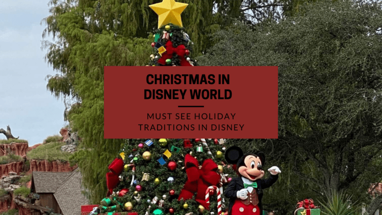 The Ultimate Guide to Christmas in Disney World 2021