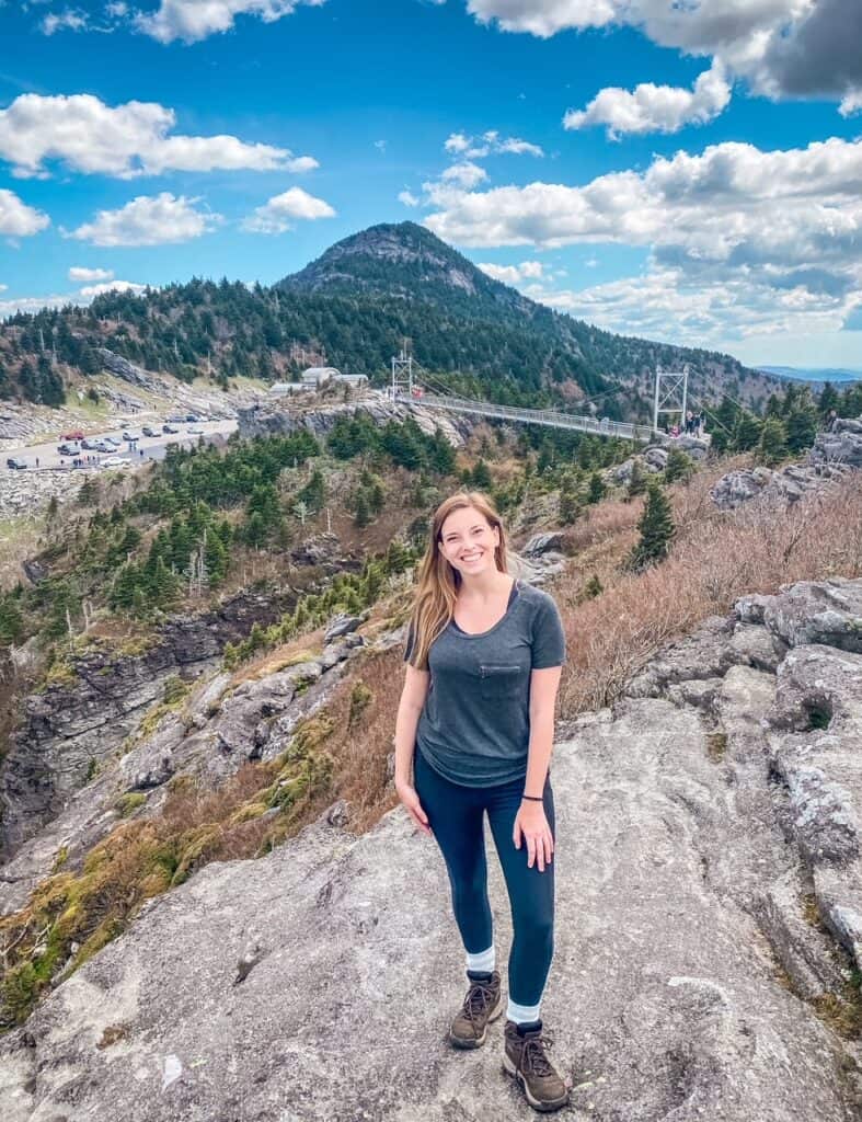 mile high swinging bridge at grandfather mountain nc