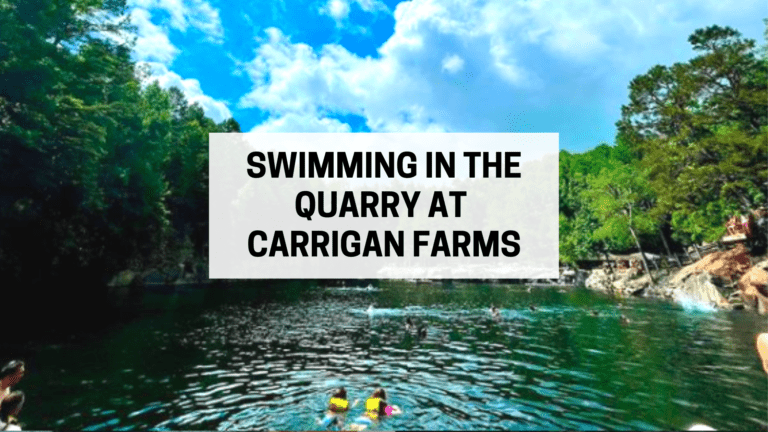 Swimming in The Quarry at Carrigan Farms – One of NC’s Best Hidden Gems