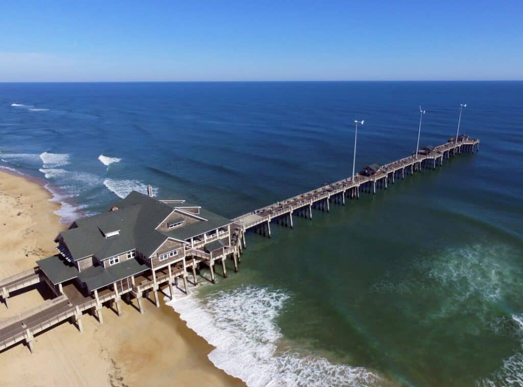 Jeanette's Pier is one of the best things to do in the outer banks