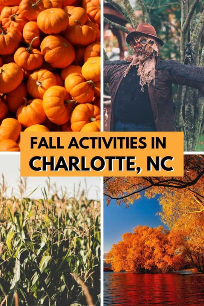 Fall Activities in Charlotte, NC - Pinterest Pin