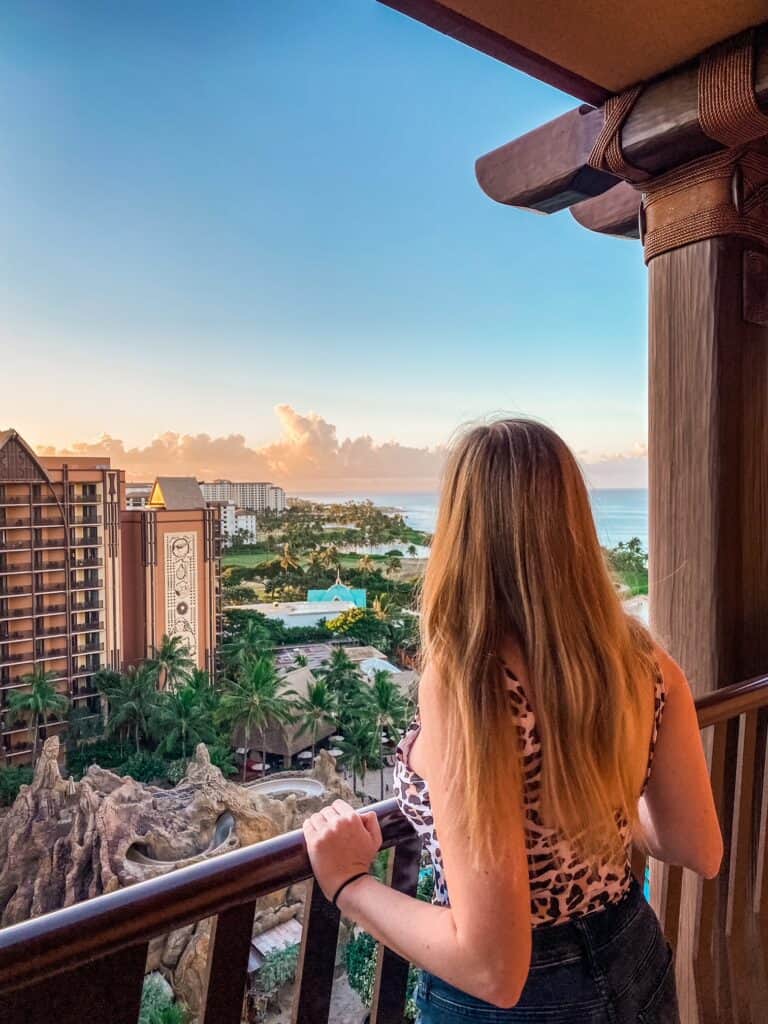 Disney Aulani Balcony View - aulani reviews