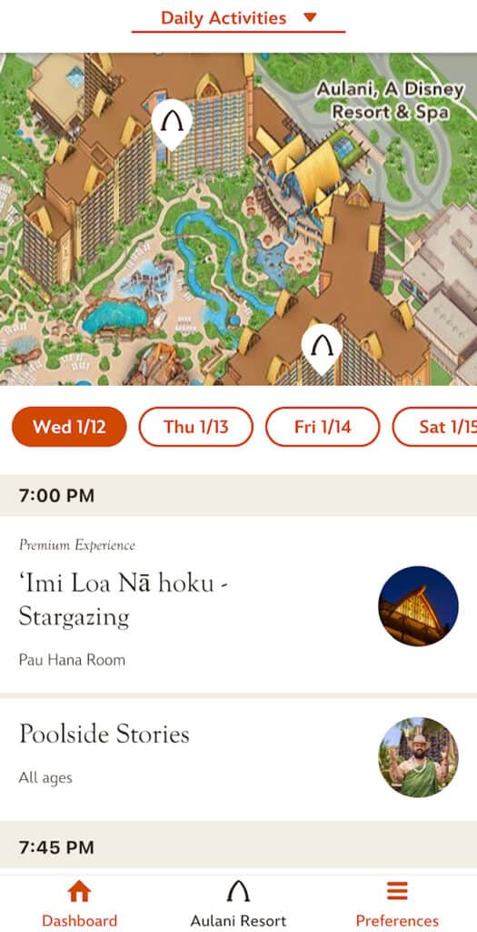 Aulani Resort Map