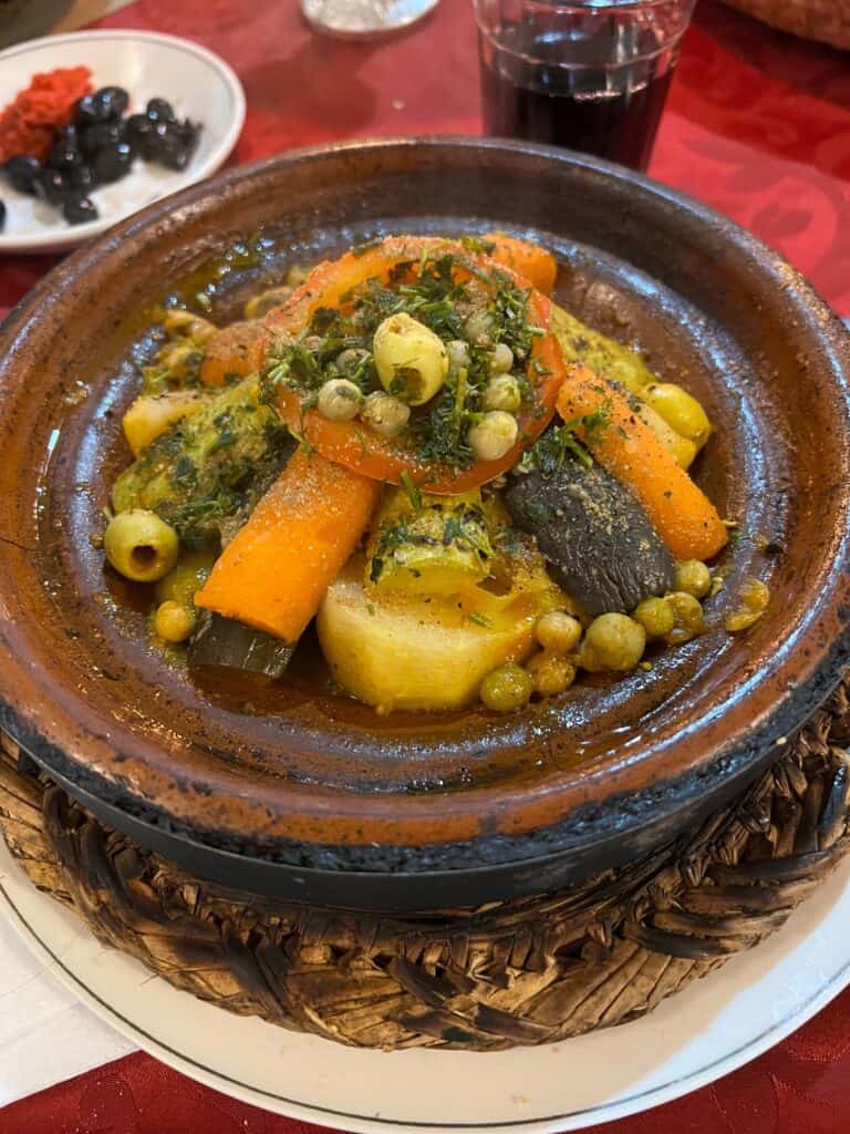 vegetable tagine in morocco 