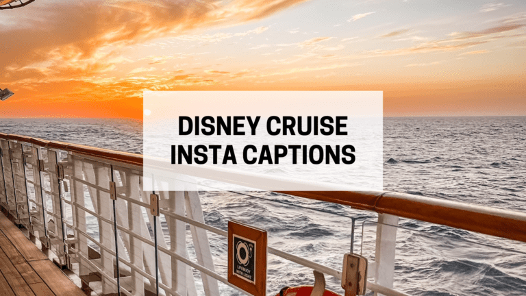 50+ Perfect Instagram Captions for Disney Cruise Line