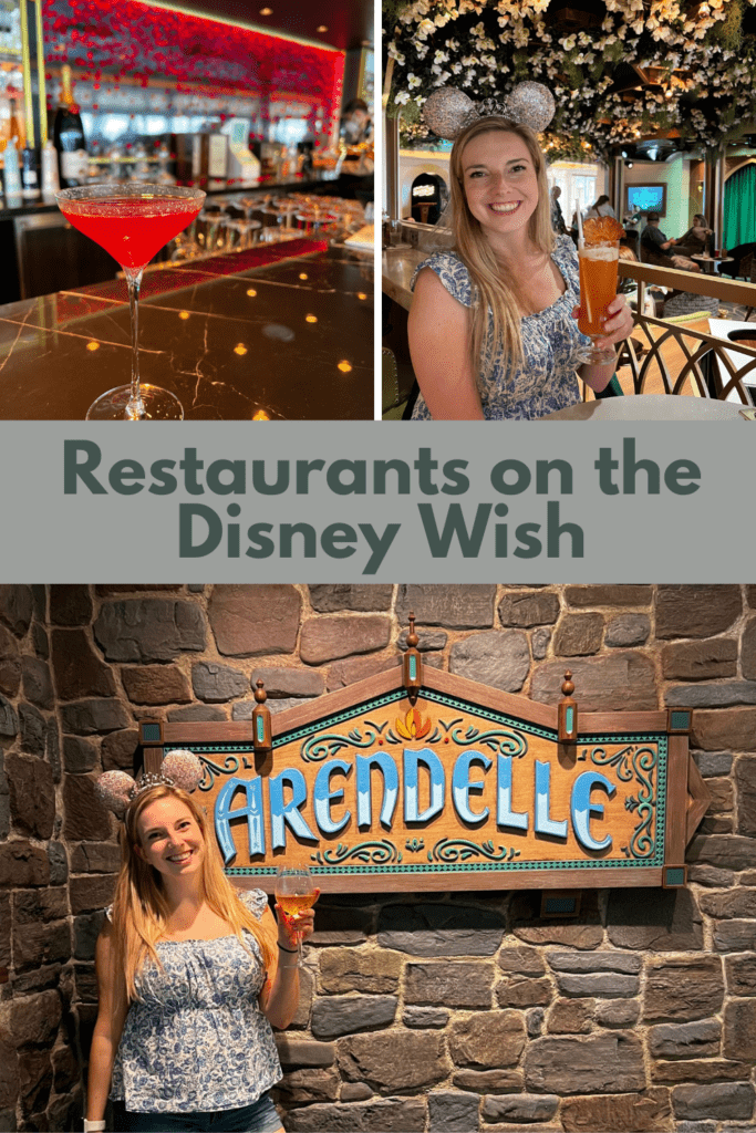 guide to the best restaurants on the disney wish